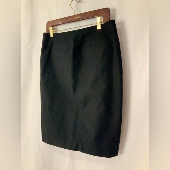 Lauren Ralph Lauren black jean like skirt size 6 - Picture 4 of 6
